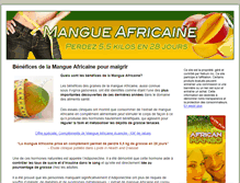 Tablet Screenshot of mangueafricaine.com